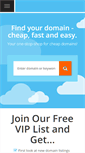 Mobile Screenshot of cheapdomains.com